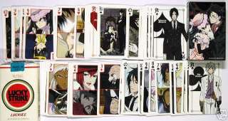 PROMO PLAYING CARDS KUROSHITSUJI Ciel Sebastian Tanaka  
