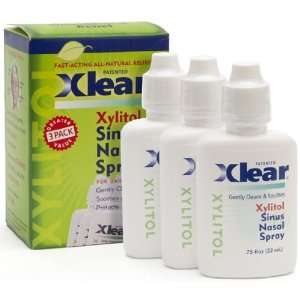  Xlear Saline Nasal Wash with Xylitol Three Pack (.75 fl oz 