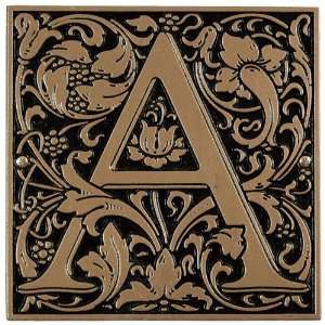  Cloister Monogram Wall DÃ©cor in Black / GoldWhitehall 