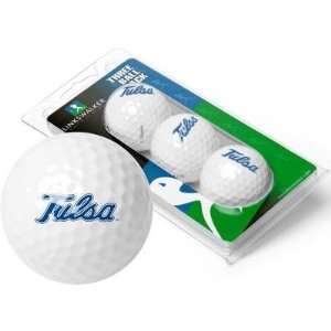 Tulsa Golden Hurricanes 3 Golf Ball Sleeve Pack  Sports 