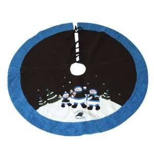   Panthers NFL Snowman Holiday Tree Skirt (48) 