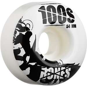  Bones Wheels 100s Skinnys Skateboard Wheel Set (54mm x 