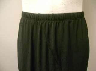 George Simonton Milky Knit Seamed Skirt Black 1X NWOT  