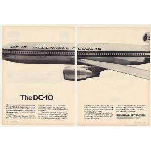   General Dynamics Convair Douglas DC 10 Jet 2 Page Print Ad (50136