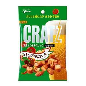Pretzel Snack with Chicken Arrabiata Sauce By Glico From Japan 44g 