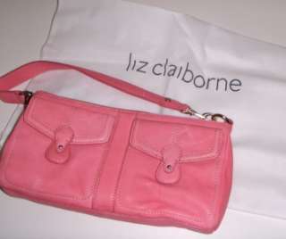 BRAND NEW WITH ORIGINAL TAGS LIZ CLAIBORNE BROADWAY PINK LEATHER 