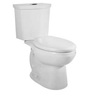  Siphonic Dual Flush Right Height Elongated Two Piece Toilet, White