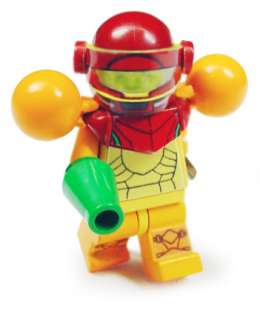 Bono estupenda Varia Samus Wii Minifig de la aduana LEGO Metroid
