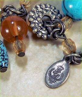Vintage Southwestern SW Bead Necklace Bracelet Demi Set  