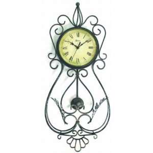   Instruments Wrought Iron Pendulum Wall Clock 11844