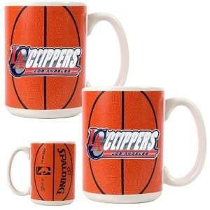    Los Angeles Clippers 2pc Gameball Coffee Mug Set