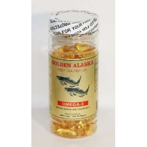  Omega 3 Alaska Deep Sea Fish Oil 1000 Mg, 100 Softgels 