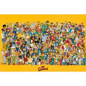 The Simpsons Characters Poster 