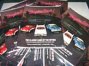CLASSIC CARS OF THE 50 SET   12 BROCHURES SHRINK WRAP  