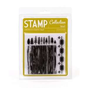  Campy Trails   Tent   Clear Rubber Stamps Arts, Crafts 
