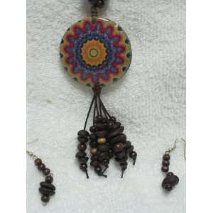  Handmade Necklace with Matching Earrings From Colombia 