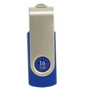    Super Talent SM 16GB USB 2.0 Flash Drive (Blue/Silver) Electronics