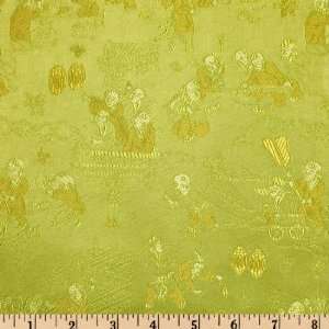  29 Wide Chinese Silk Brocade Men Moss Fabric By The Yard 