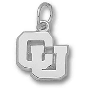 Columbia University CU Interlocked 5/16 Pendant (Silver)