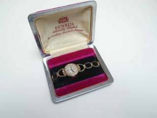 1930s Mint BENRUS [USA] Vintage Watch; HW Cal. 51538; All Original 