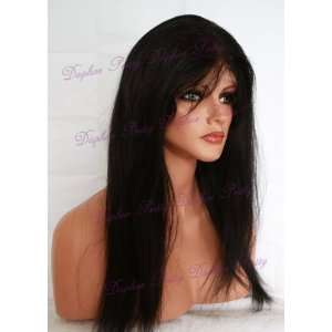   Full Lace Wig 18 Inches Color 1b Indian Remy Hair 