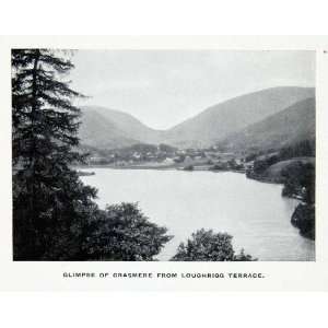   Lake District Loughrigg Terrace   Original Halftone Print Home