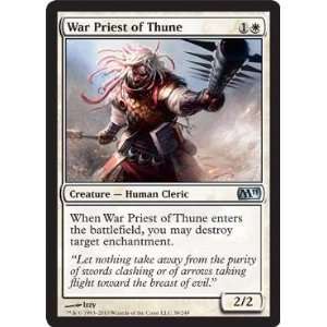   the Gathering   War Priest of Thune   Magic 2011   Foil Toys & Games