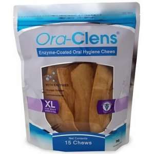  NEW Ora Clens Oral Hygiene Chews X LARGE (15 Chews) Pet 
