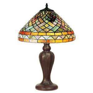  Tiffany Style Geometric Table Lamp