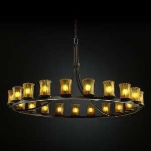 Justice Design Group GLA 8716 AMBR DBRZ Dark Bronze with Amber Shades 