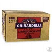 Ghirardelli Chocolate Sweet Ground Powder 30 lbs Box  