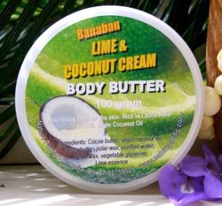 Lime & VIRGIN Coconut Oil   250gram Body Butter  