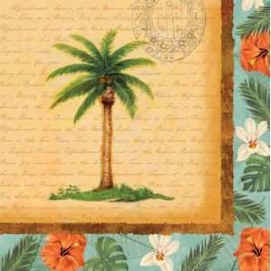  Tropical Palm Lunch Napkins