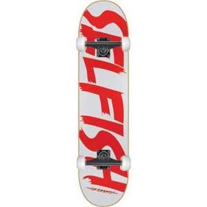  Selfish Street Complete Skateboard   7.87 White/Red w/Mini Logo 