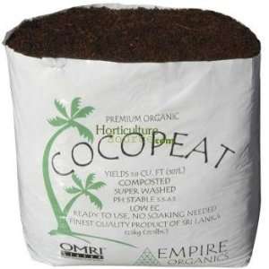  3.8 Cu. Ft Premium Organic CocoPeat Patio, Lawn & Garden
