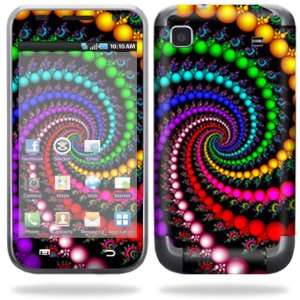   Galaxy S i9000 Cell Phone   Trippy Spiral Cell Phones & Accessories