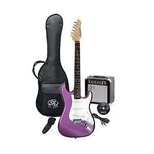  SX RST 3/4 MPP Short Scale Purple Guitar Package with Amp 