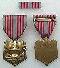   Superior Cadet Medal, NDCC (National Defense Cadet Corps), set of 2