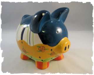 CUTE Bella Casa by Ganz Ceramic Piggy Pig Bank NICE  