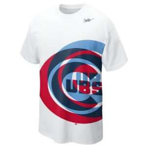   Nike White Cooperstown Double Vision Logo T Shirt