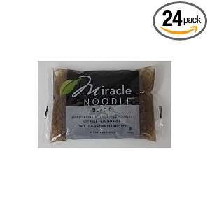 Miracle Noodles, Black Shirataki   24 Pack  Grocery 
