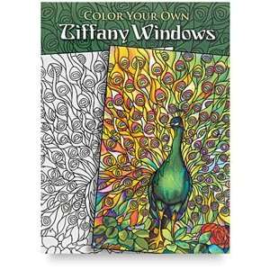   Books by Dover   Color Your Own Tiffany Windows Arts, Crafts & Sewing