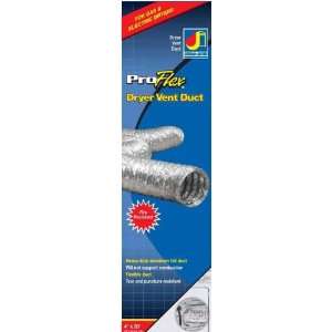   UL listed Dryer Transition Duct, 4 Inches by 20 Feet