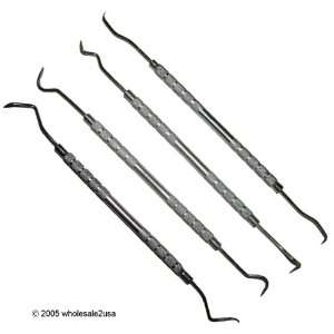 4 Wax Probes Dental Jewelers Polymer Carving Clay Tools 