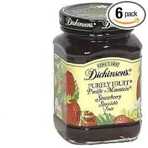 Dickinsons Preserves, Strawberry, 9.50 Ounce (Pack of 6)  