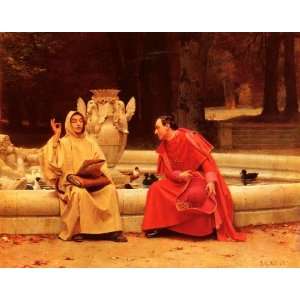   Jehan Georges Vibert   24 x 18 inches   A Fine Point