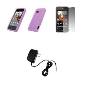  HTC DROID INCREDIBLE   Premium Light Purple Soft Silicone 