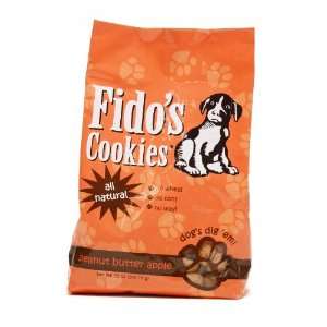  Fidos Cookies Peanut Butter and Apple Dog Cookies