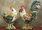 campagna rooster hen colored set intrada made in italy italian