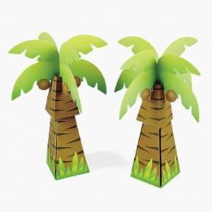 Palm Tree Favor Boxes   Party Favor & Goody Bags & Paper Goody Bags 